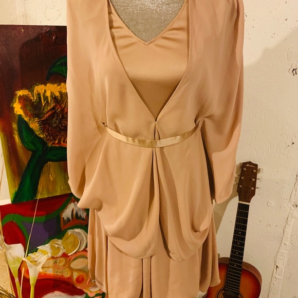 Beautiful pale peach H&M pink label dress. - Picture 5 of 8